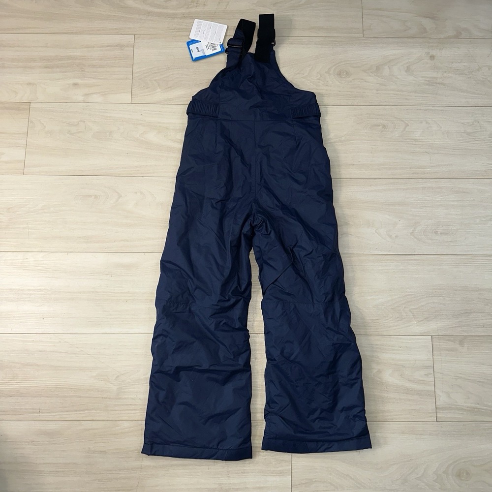 Columbia Kids Snowslope II Bib Youth Small 8 Navy Blue Outdoor Ski Sledding